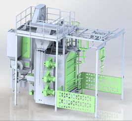 重慶吊鉤式拋丸機生產廠家億創供應 助力五金產品零售行業的表面處理革新